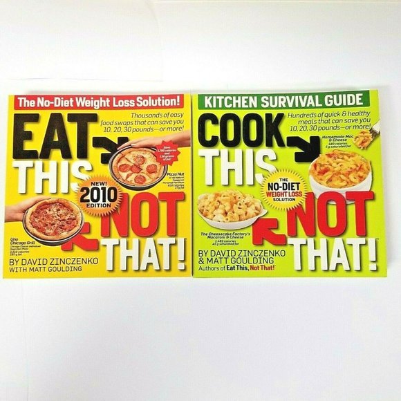 Other - Eat This Not That and Cook This Not That Books 2pc
